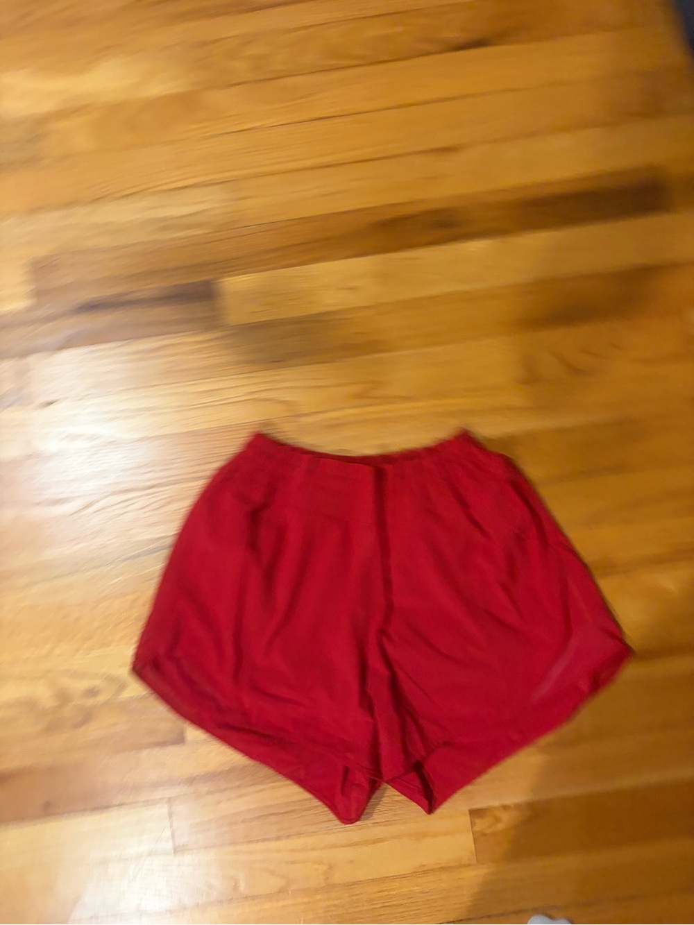 lululemon athletica Red Women's Athletic Shorts